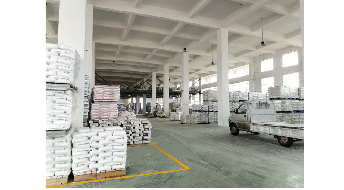 Finished mortar products warehouse